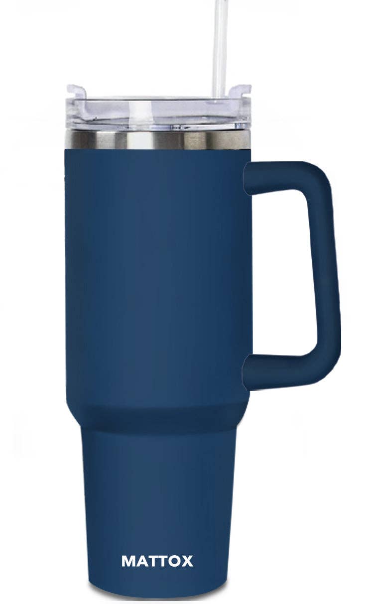 Mattox Navy Tumbler