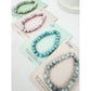 Love and Repeat - Inspirational Card with Elegant Stone Bracelet: MIX COLOR / ONE(12)