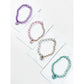 Love and Repeat - Butterfly Pendant Mix Bead Bracelet: MIX COLOR / ONE(12)