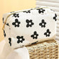 42POPS - ',_.SI-26465 Pattern Design Travel Cosmetic Makeup Bag: BLACK FLOWER-169439 / OS