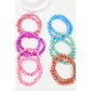 Love and Repeat - Marbled Beaded Stretch Glass Bracelets: MIX COLOR / ONE