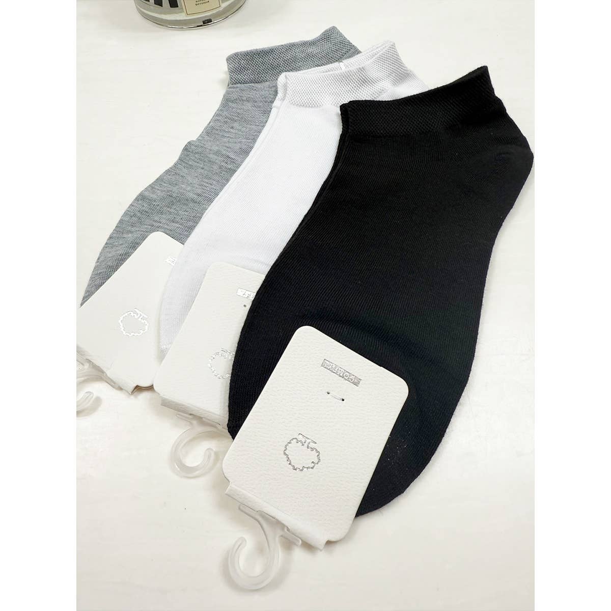 Love and Repeat - Basic All Year Long Ankle Socks: MIX COLOR / ONE(12)