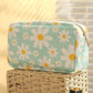 42POPS - ',_.SI-26465 Pattern Design Travel Cosmetic Makeup Bag: BLACK FLOWER-169439 / OS