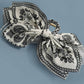 JOSSLYN by wall to wall - PAISLEY BOHO VINTAGE HAIR CLAW CLIPS | 40H913: Black