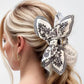 JOSSLYN by wall to wall - PAISLEY BOHO VINTAGE HAIR CLAW CLIPS | 40H913: Black