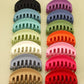 JOSSLYN by wall to wall - MATTE OVER SIZED HALF MOON HAIR CLAW CLIPS | 40H436: HOT PINK