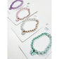 Love and Repeat - Butterfly Pendant Mix Bead Bracelet: MIX COLOR / ONE(12)