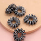 JOSSLYN by wall to wall - BLACK WHITE FASHION SCRUNCHES | 40PT305: BLACK
