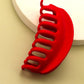 JOSSLYN by wall to wall - MATTE OVER SIZED HALF MOON HAIR CLAW CLIPS | 40H436: HOT PINK