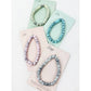 Love and Repeat - Inspirational Card with Elegant Stone Bracelet: MIX COLOR / ONE(12)