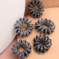 JOSSLYN by wall to wall - BLACK WHITE FASHION SCRUNCHES | 40PT305: BLACK