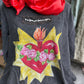 A Rare Bird Shop - Blazing Heart 3/4 Sleeve shirt: Lxl