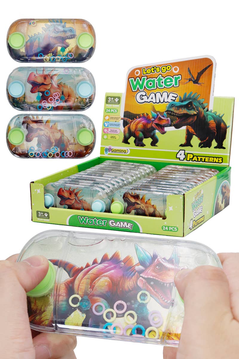 Cap Zone - Dinosaur Land Print Water Ring Toss Game