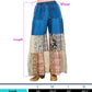 Young Threads - Western Boho Chic: Tiered Patch Inserted Denim Pants: DENIM / REGULAR (S-M-L-XL 1-2-2-1)