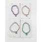 Love and Repeat - Butterfly Pendant Mix Bead Bracelet: MIX COLOR / ONE(12)
