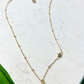 Southern Grace - TALKING TO THE MOON IRIDESCENT DRUZY QUARTZ PENDANT GOLD NECKLACE, BLACK: Black / One Size