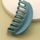 JOSSLYN by wall to wall - MATTE OVER SIZED HALF MOON HAIR CLAW CLIPS | 40H436: HOT PINK