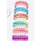 Love and Repeat - Marbled Beaded Stretch Glass Bracelets: MIX COLOR / ONE