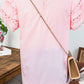 fashionworks - Fashion-W Layered Ric Rac Cap Sleeve Filled Neck Blouse: Pink / Missy / L