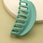 JOSSLYN by wall to wall - MATTE OVER SIZED HALF MOON HAIR CLAW CLIPS | 40H436: HOT PINK
