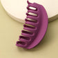 JOSSLYN by wall to wall - MATTE OVER SIZED HALF MOON HAIR CLAW CLIPS | 40H436: HOT PINK