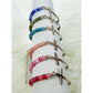 Love and Repeat - Gold Cross Multi Tone Beaded Stretch Bracelet: MIX COLOR / ONE(12)