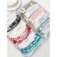Love and Repeat - Multi Tone Beaded Stretch Glass Bracelets: MIX COLOR / ONE(12)