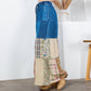 Young Threads - Western Boho Chic: Tiered Patch Inserted Denim Pants: DENIM / REGULAR (S-M-L-XL 1-2-2-1)