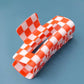 JOSSLYN by wall to wall - JUMBO RESIN CHECKER HAIR CLAW CLIPS 4inch | 40H664: Blue
