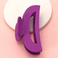 JOSSLYN by wall to wall - MATTE LARGE HALF MOON HAIR CLAW CLIP | 40H409: SODALITE BLUE